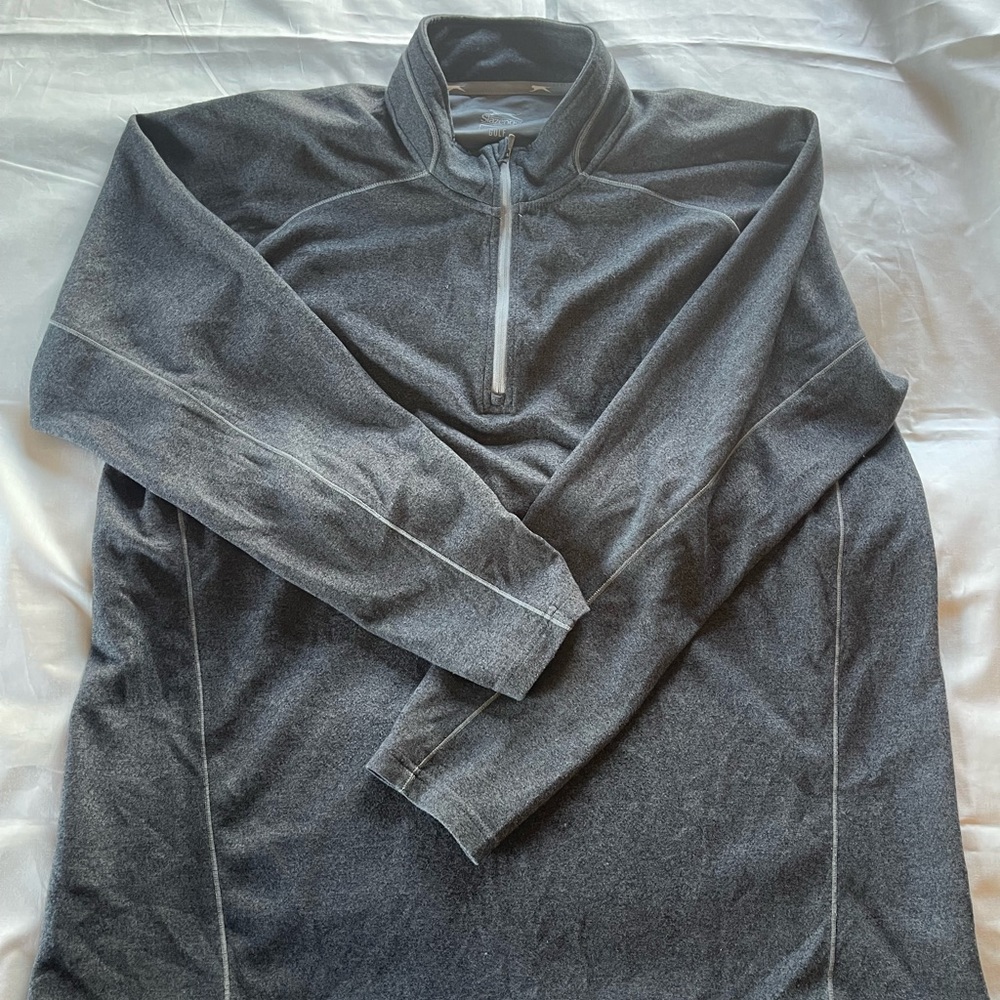 SLANZENGER GOLF quarter zip up